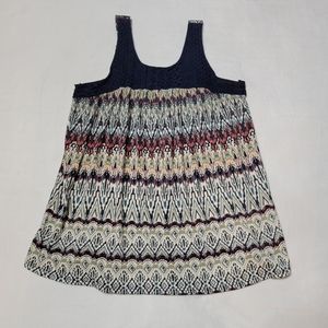 Crochet strap loose fit tank